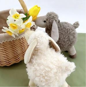 Super <b>Soft</b> Fluffy Sheep Plush White Lamb <b>Stuffed</b> Animal Woolly <b>Toy</b> for Baby Soothing Cuddle Realistic Farm Animal Doll Gift - Product Image 6