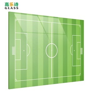Tableau blanc calendrier magnétique en verre trempé sans cadre de grand format avec système de planification de bureau à montage mural de taille personnalisée - Product Image 3