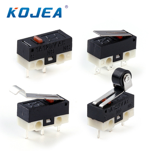 Mini Interruptor de Contacto 12.8*5.8*10mm, Palanca de Rodillo C-NO-NC, Interruptor de Botón Pequeño Momentáneo 1NO, Acero Inoxidable, PCB SMD 250V - Product Image 1