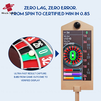 Professionelles Doppelseitiges Roulette-Display mit Dual-Screen-Wetteinsatzüberwachung, Edelstahl-Casinoausstattung