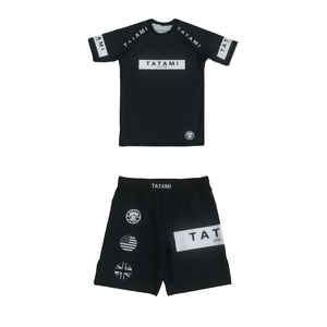 Rashguard MMA à manches courtes personnalisé 2025, t-shirt de compression en spandex/polyester, vêtements d'entraînement pour les arts martiaux, pour la boxe - Product Image 1