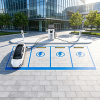 Chargeur rapide DC avancé 240 kW à refroidissement liquide pour stations de recharge ultra-rapides de véhicules électriques