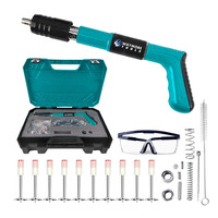 Pistolet à clous manuel silencieux en acier inoxydable pour bricolage industriel, poignée en plastique, haute efficacité, outil manuel pour la construction, OEM facile à utiliser