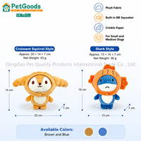 Jouet en peluche couineur pour chien, avec capuche amovible et effet froissé, deux styles, idéal pour les photos, pour petits chiens, MOQ 100
