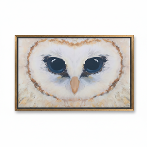 Elegant Abstract Owl <b>Canvas</b> Print: Modern Wall Decor,GOLD <b>FRAMED</b> <b>CANVAS</b> - Product Image 2