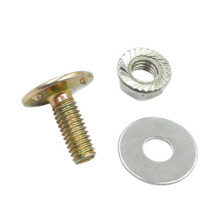 M6 M8 M10 M12 Acier au carbone DIN 15237 Zinc jaune Boulons de ceinture de godet d'ascenseur de <span class=keywords><strong>grain</strong></span> en métal galvanisé avec crocs - Product Image 5