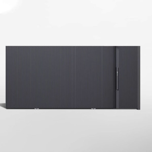 Porte coulissante intelligente personnalisée en alliage d'aluminium <span class=keywords><strong>haut</strong></span> <span class=keywords><strong>de</strong></span> <span class=keywords><strong>gamme</strong></span> pour villa, cour, avec ouverture automatique pour hôtels et appartements - Product Image 5