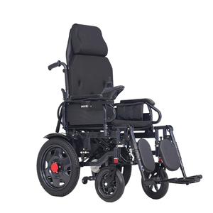 <span class=keywords><strong>Fauteuil</strong></span> <span class=keywords><strong>roulant</strong></span> électrique léger <span class=keywords><strong>pliable</strong></span> avec la conception portative en acier de dossier confortable - Product Image 2