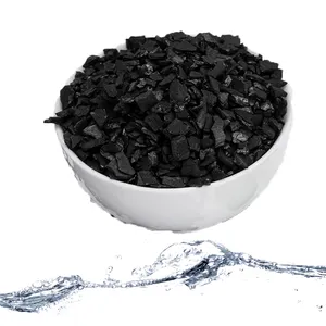 Carvão ativado químico Carvão granulado de coco carvão ativo para tratamento de água