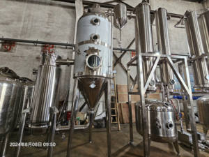 Tek etkili vakum evaporatör sistemi için magnezyum klchloride tuzlu su konsantresi için tek etkili konsantrasyon - Product Image 4