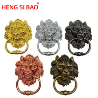 Poignées en alliage de zinc en forme de tête de lion, vente en gros d'usine, idéales pour décorer les dossiers de chaises de salle à manger et autres meubles