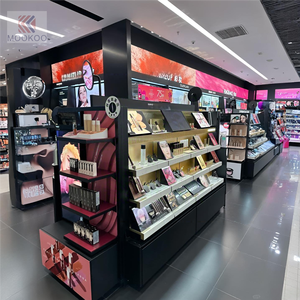 Cosméticos Tienda de belleza Diseño de interiores Tienda DE CUIDADO DE LA PIEL Estante de pared Salón de belleza Estante de exhibición de productos de maquillaje - Product Image 1