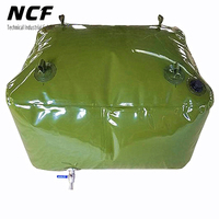 Vente d'usine Réservoir de carburant diesel liquide souple de 100 gallons avec kit de support