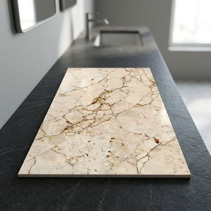กระเบื้องปูพื้นและผนังเคลือบเงาเมทัลลิก Espen Crema ขนาด 600x1200 มม. หนา 8.5 มม. - Product Image 4