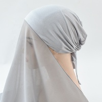 Nouvelle Collection Instant Hijab Perle Mousseline de Soie Jersey Modèle Écharpe Hijabs Undercap Under Scarf Malaysian Hijab Scarf Instant