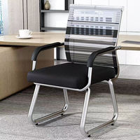 Chaise de bureau à domicile moderne et confortable avec dossier en maille en forme d'arc pour le personnel de la conférence étudiants utilisateurs d'ordinateurs prix spécial