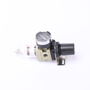 ตัวกรองลมพร้อมเกจวัดแรงดันและขายึดสำหรับเครื่องอัดอากาศ Baofeng Pneumatics รุ่น AW2000 02 - Product Image 3