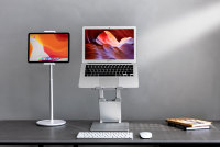 Support ergonomique antidérapant réglable pour tablette et PC, pliable et flexible, pour le bureau, design de bureau ergonomique