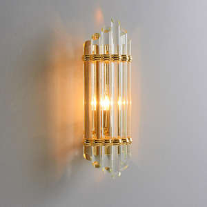 Offre Spéciale fond lampes chambre escalier chevet moderne led cristal créatif applique - Product Image 4