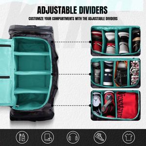 Échantillon gratuit : Sac de voyage personnalisé avec logo sur mesure, sac de sport imperméable pour baskets - Product Image 3