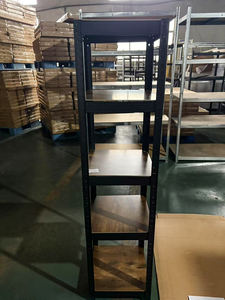 מדפי אחסון מתכווננים מפלדה פחמנית נגד חלודה, 5 קומות, 48 אינץ' (120 ס\\\"מ) גובה, רוחב גדול, לאחסון במוסך, דגם Muscle Utility - Product Image 6