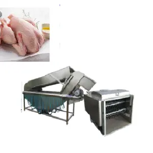 Macchina automatica per lo spiumatura del pollo dell'attrezzatura automatica dello spiumatore del pollame per la rimozione combinata di spiumatura e scottatura della piuma di pollo