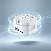 Cargador de Teléfono al por Mayor, Adaptador de Corriente USB-C PD de 20W, Enchufe para Reino Unido, UE y EE. UU., Cargador de Pared de Carga Rápida Tipo C para iPhone 17, 16, 15