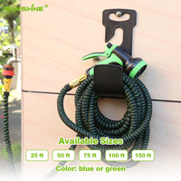 SUNSHINE haute pression robuste Long tuyau d'eau buse de pulvérisation 50ft 100ft rétractable en plastique extensible tuyau d'arrosage
