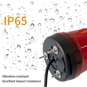 Industriale LED rotante stroboscopico faro spia AC12 ~ 24V lampada di allarme con cicalino per emergenza - Product Image 4