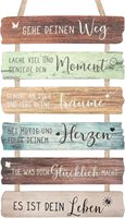 Panneau mural en bois pour la consécration des adolescents, design avec texte motivant pour la décoration de chambre