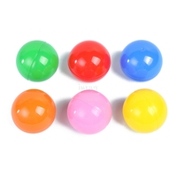 Vente chaude : Boule de capsule en plastique lisse et colorée, à visser, ouvrable, boule de loterie en plastique ouvrable