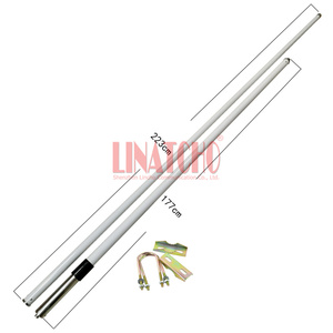 400-520Mhz 4เมตร Omni ไฟเบอร์กลาส Uhf สองทางวิทยุ Repeater เสาอากาศสถานีฐาน - Product Image 1