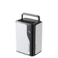 Déshumidificateur électrique 30L/jour OEM ODM R290 pour usage domestique, faible bruit, haute qualité, grande capacité, adapté aux sous-sols, écran tactile