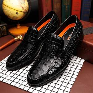 Chaussures en cuir Oxford pour hommes, usage professionnel : chaussures en cuir véritable confortables et respirantes - Product Image 1