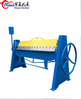 Machine à cintrer manuelle pour tôle métallique de 1,5 mm d'épaisseur et de 1500 mm de longueur, outil de cintrage de plaques à commande manuelle
