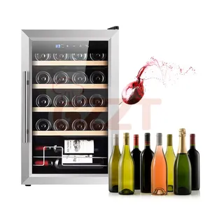 Anpassung Luxus Halbleiter elektrisch isoliert Mini Wein kühler Kühler Digital anzeige Kühlschrank Kühlschrank Vitrine