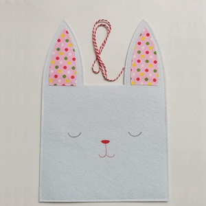 Easter Bunny <strong>Egg</strong> Bag Felt Easter Candy Bag Felt <strong>Egg</strong> Easter <strong>Decoration</strong> for Baby Party Supplies - Product Image 4