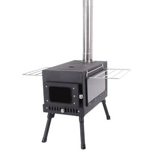 Poêle à bois de camping, chauffage de tente de sauna en plein air, poêle de chauffage portable pour l'intérieur et l'extérieur, pour le camping d'hiver - Product Image 3