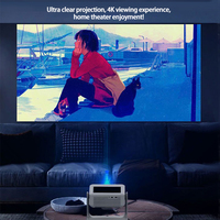 Projecteur Ultra Courte Focale LONNST A2Pro 1080P avec Écran Tactile, Haut-parleur Intégré et WiFi 5G Intelligent pour Cinéma Maison et Divertissement