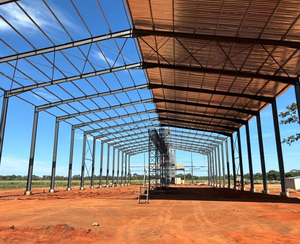 Nigeria Estructuras de acero Construcción de almacenes de acero Construcción de cobertizo de almacenes - Product Image 4