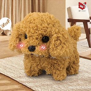 Giocattolo Educativo Elettronico per Bambini, Cane di Peluche Morbido che Cammina con Suoni Simulati, Regalo di Compleanno - Product Image 2