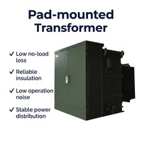Transformateur de puissance triphasé 60 Hz 13,8 kV à faible perte et faible bruit, monté sur socle