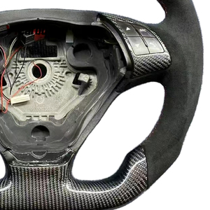 Volant de course personnalisé en fibre de carbone véritable YTcarbon pour Abarth <span class=keywords><strong>Punto</strong></span> 199 <span class=keywords><strong>Evo</strong></span> Bravo Linea Qubo, accessoires intérieurs de voiture - Product Image 4