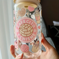 Pronto per la Spedizione: Adesivi UV DTF da 16oz per Tazze, Impermeabili, 3D, con Citazioni Motivazionali e Design per Bicchieri