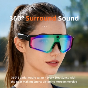 Occhiali da Lavoro per Esterni con Telecamera HD, Registrazione 8MP 1080P, Lenti Polarizzate, Assistente MusicAI per Lavoro sul Campo e Avventure Sportive - Product Image 3