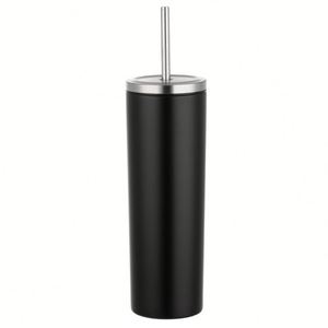 Gobelet isotherme droit de 20 oz à grand volume avec couvercle à vis et paille intégrée - Product Image 4