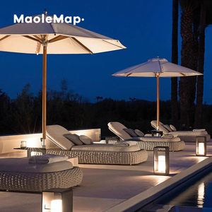 Lit de piscine plage chaise longue en <span class=keywords><strong>aluminium</strong></span> meubles de jardin corde tissée ensemble de salle à manger en plein air été lit <span class=keywords><strong>pliant</strong></span> <span class=keywords><strong>transat</strong></span> rotin <span class=keywords><strong>transat</strong></span> - Product Image 5