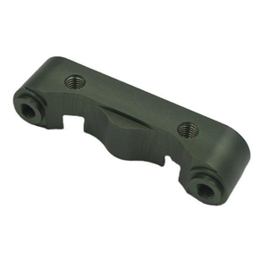Soporte de Enlace Curvo de Aluminio Anodizado Verde Industrial de 3/4/5 Ejes, Pieza Mecánica de Repuesto Roscada, Mecanizado CNC OEM - Product Image 4