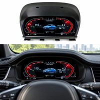 Untuk Seri 6 7 F06 F07 F10 F11 F12 F13 F15 F16 F18 F25 X3 X4 X5 X6 LCD Digital Dashboard Cluster Sistem Linux Plug and Play
