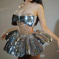 Robe de soirée mini élégante et brillante de style papillon pour fête, anniversaire, séance photo, tube top court, robe de discothèque